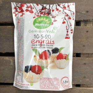 Engrais petits fruits et arbres fruitiers