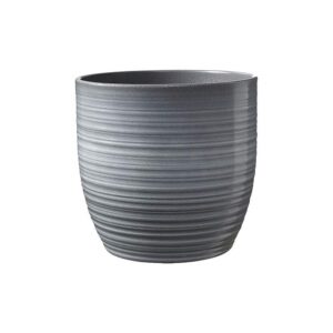 Pot Bergamo gris pâle lustré