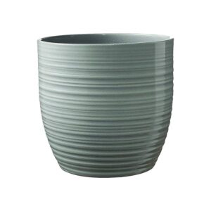 Pot Bergamo vert menthe lustré