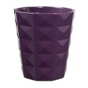 Pot pour orchidées Kyoto aubergine lustré