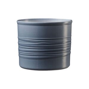 Pot Laos bleu gris lustré