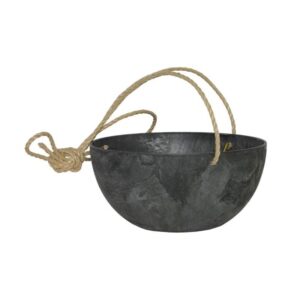 Pot suspendu Fiona noir